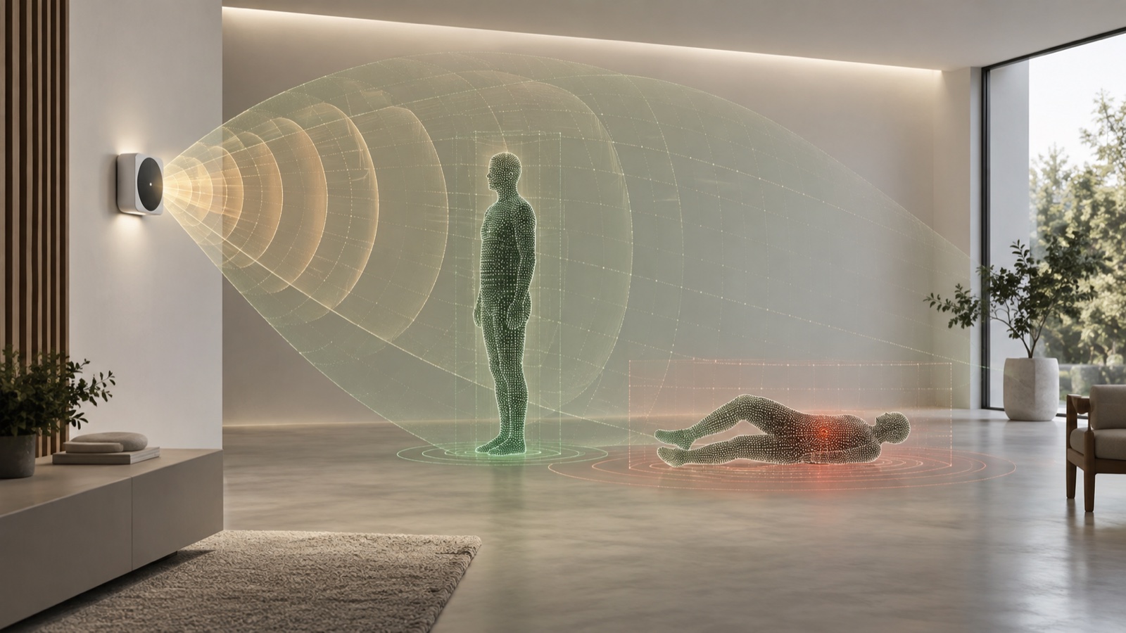 Non-visual mmWave fall-detection technology
